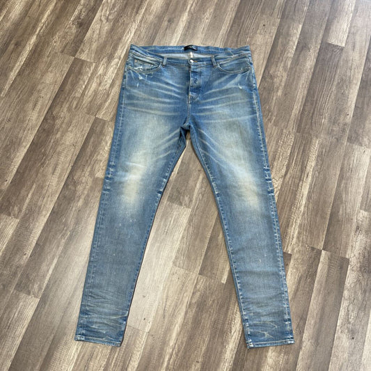 Amiri Jeans Plain Blue