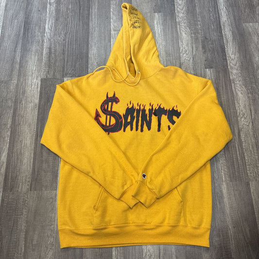 Saints Yellow Skull Hoodie