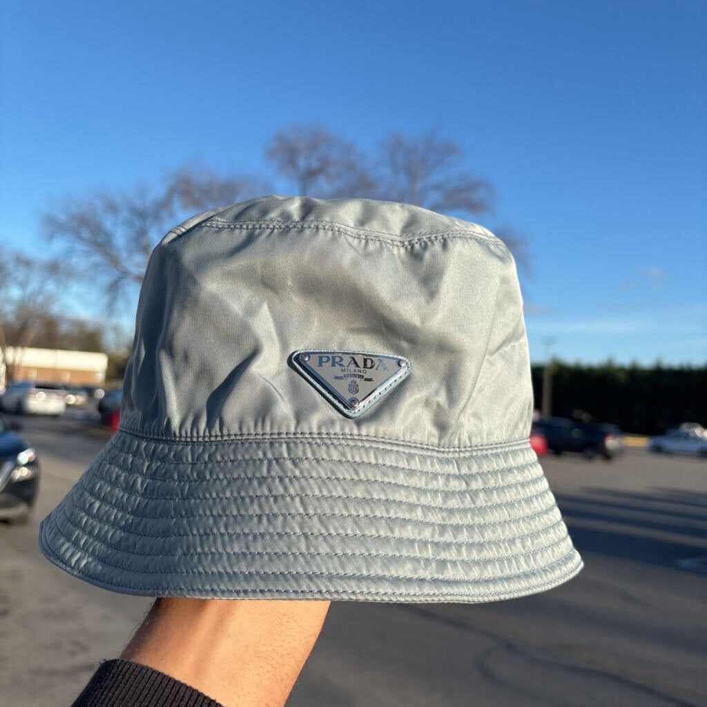 Prada bucket hat blue