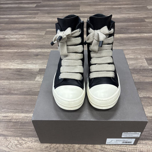 Rick owens ramone leather jumbo lace hi