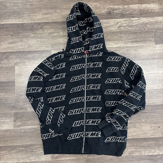 Supreme black zip up