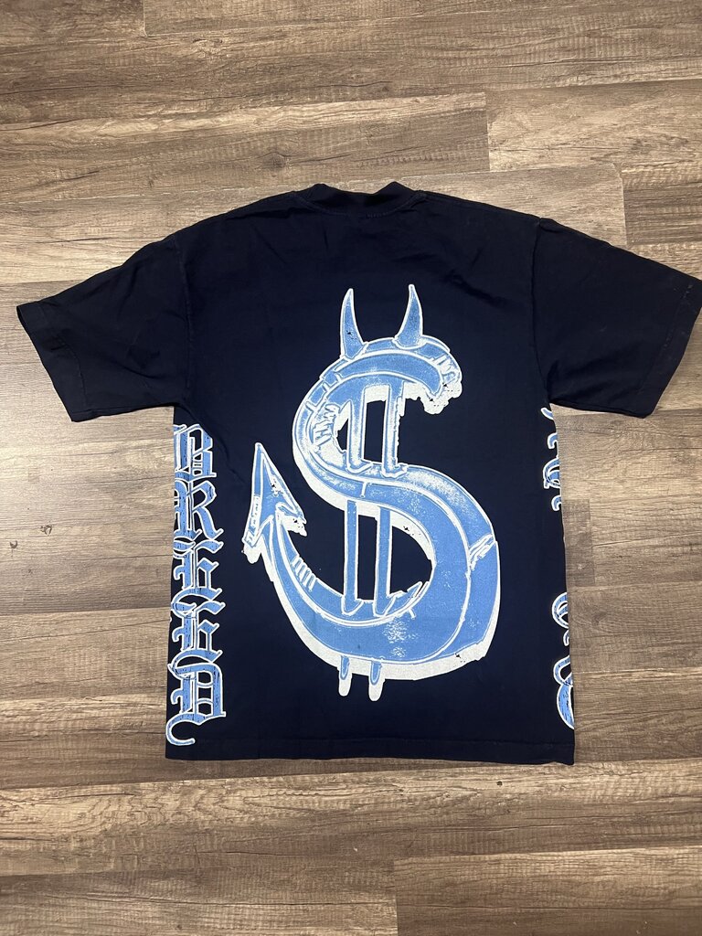 Saints Shirt Logo Black Blue