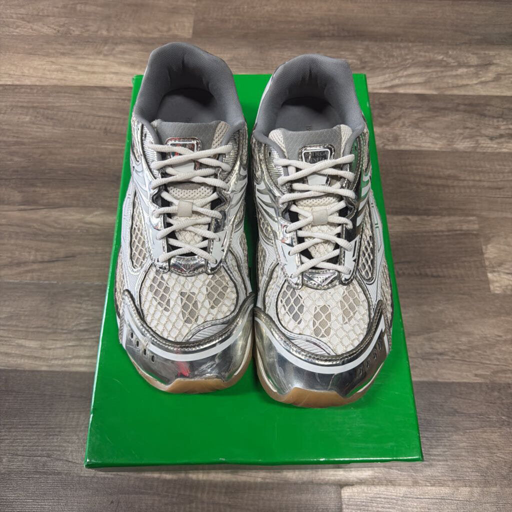 Bottega Veneta White Silver Orbit