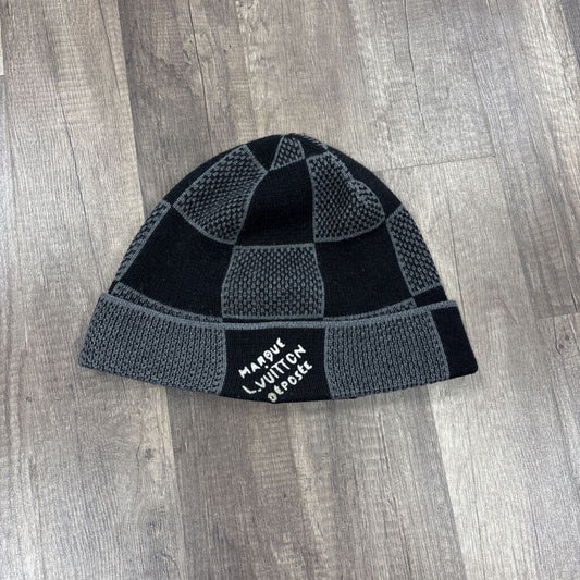 LV Louis Vuitton beanie grey black