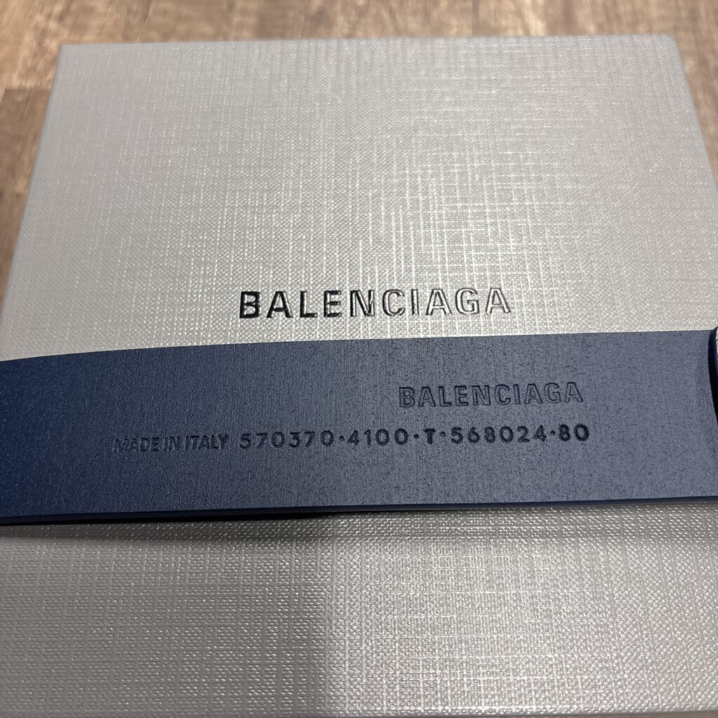 Balenciaga belt navy