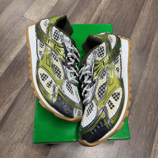 Bottega Veneta Olive Silver