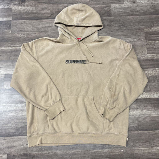 Supreme Motion Blur Hoodie Brown