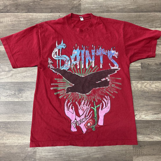 Saints Red Peace Shirt