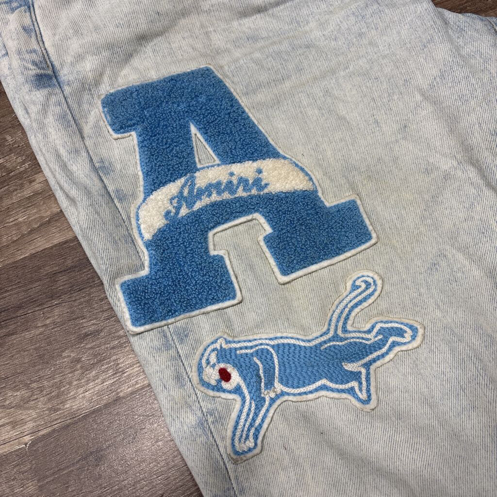 AmIri Varsity Patch Jeans Blue