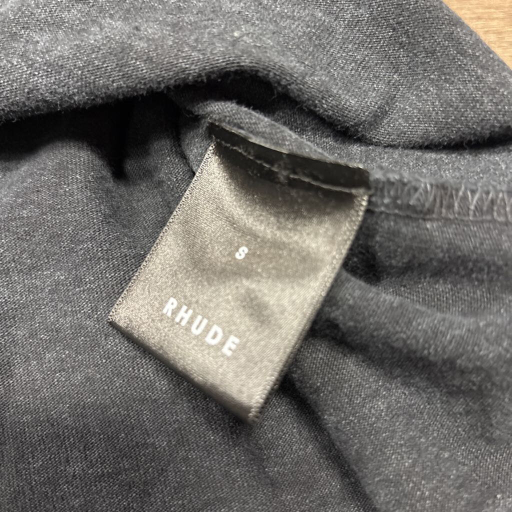 Rhude diamond long sleeve black