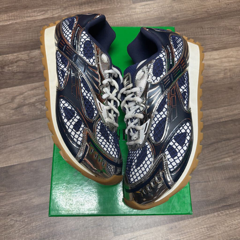 Bottega orbit sneaker Navy silver