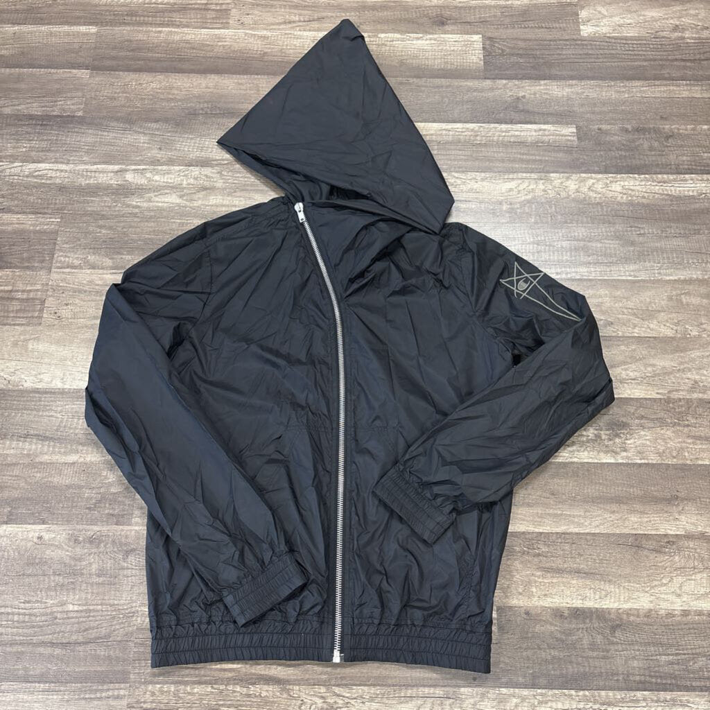 Rick Owens Champion Hoodie Black Nylon