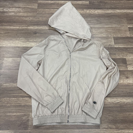 Rick Owens Champion Hoodie Tan Nylon