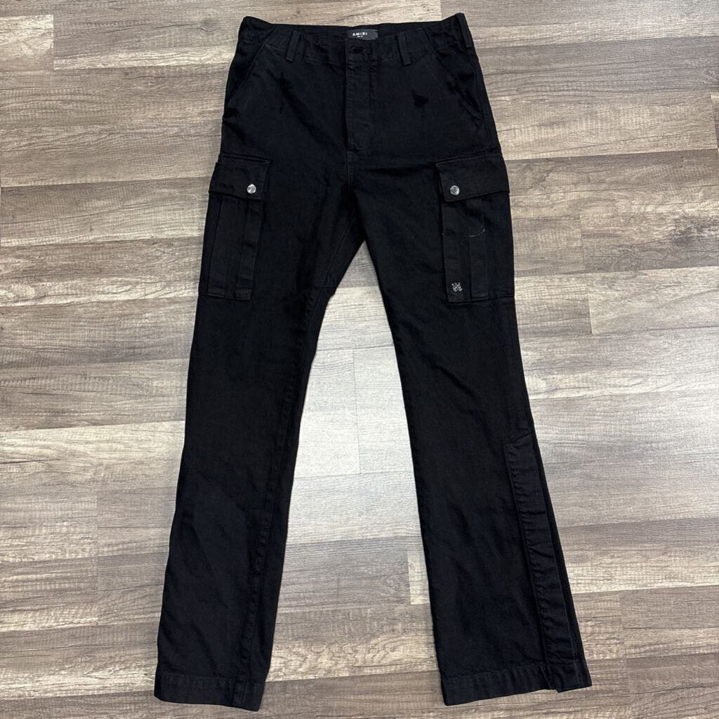 Amiri Jean Black Cargo
