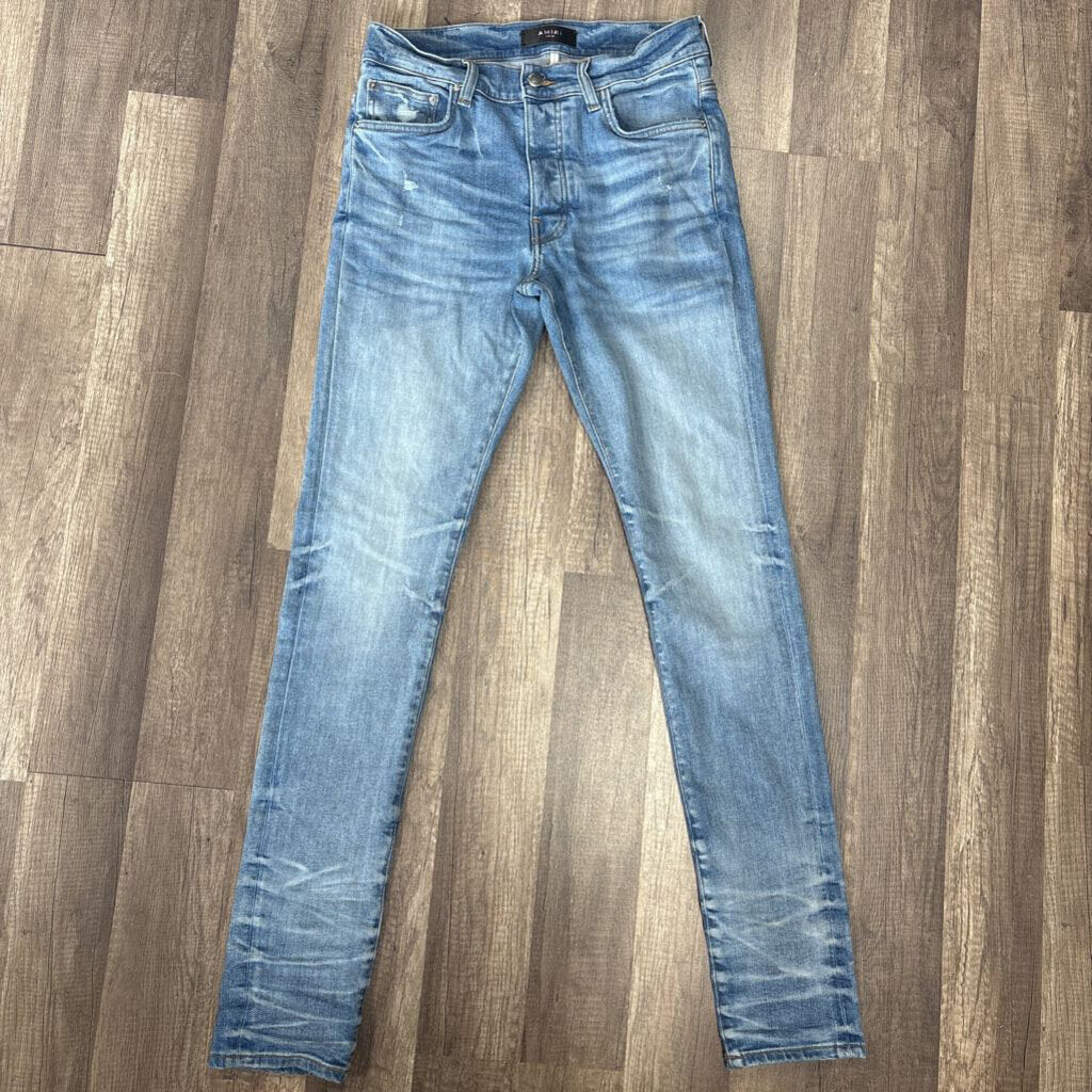 Amiri Jean Plain Blue