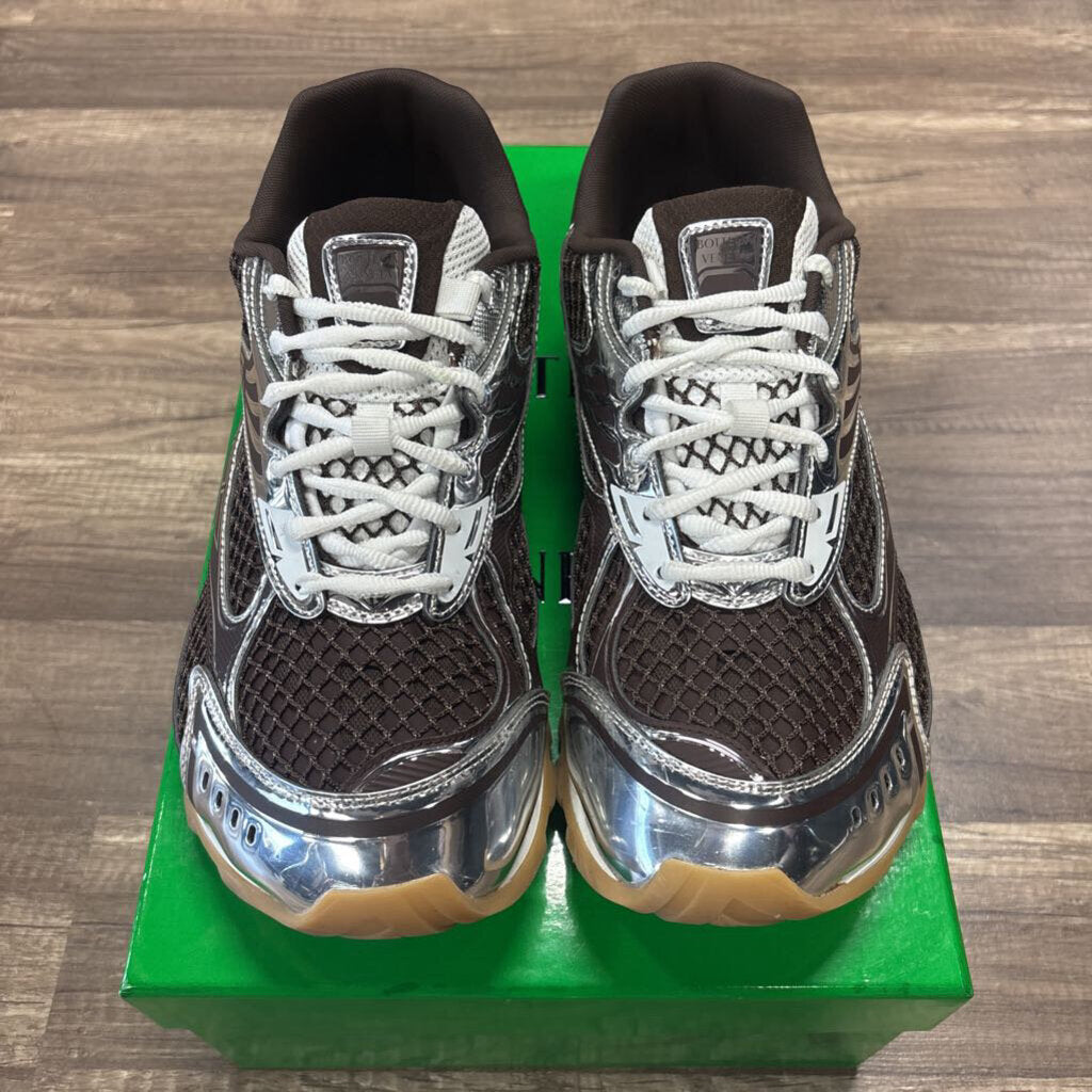 Bottega Orbit Sneaker Brown Silver