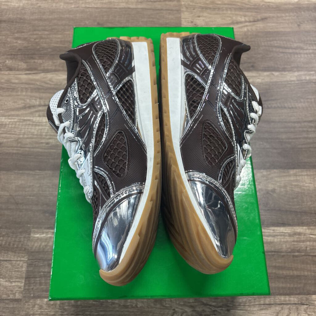 Bottega Orbit Sneaker Brown Silver