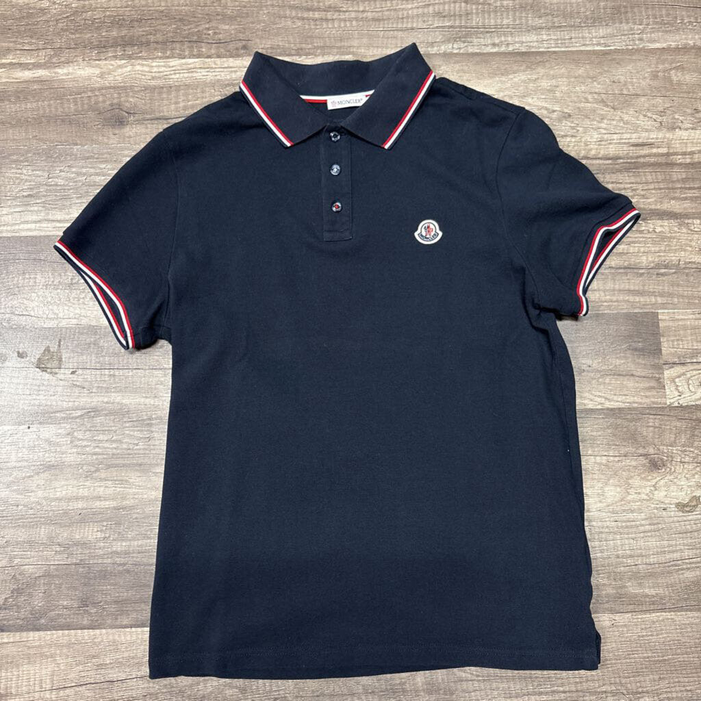 Moncler tri color polo shirt