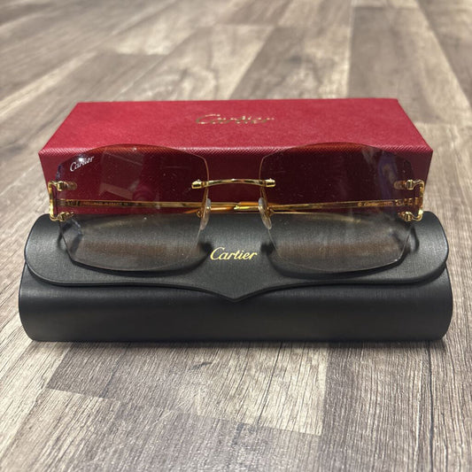 Cartier Glasses Light Brown Tint