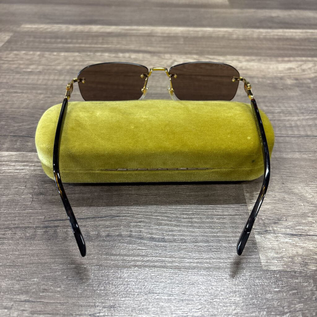 Gucci Rimless Tinted Glasses