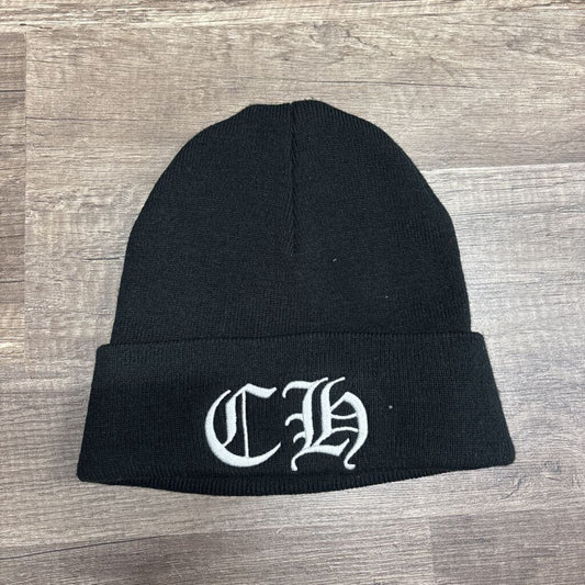 Chrome Hearts Logo Black Beanie