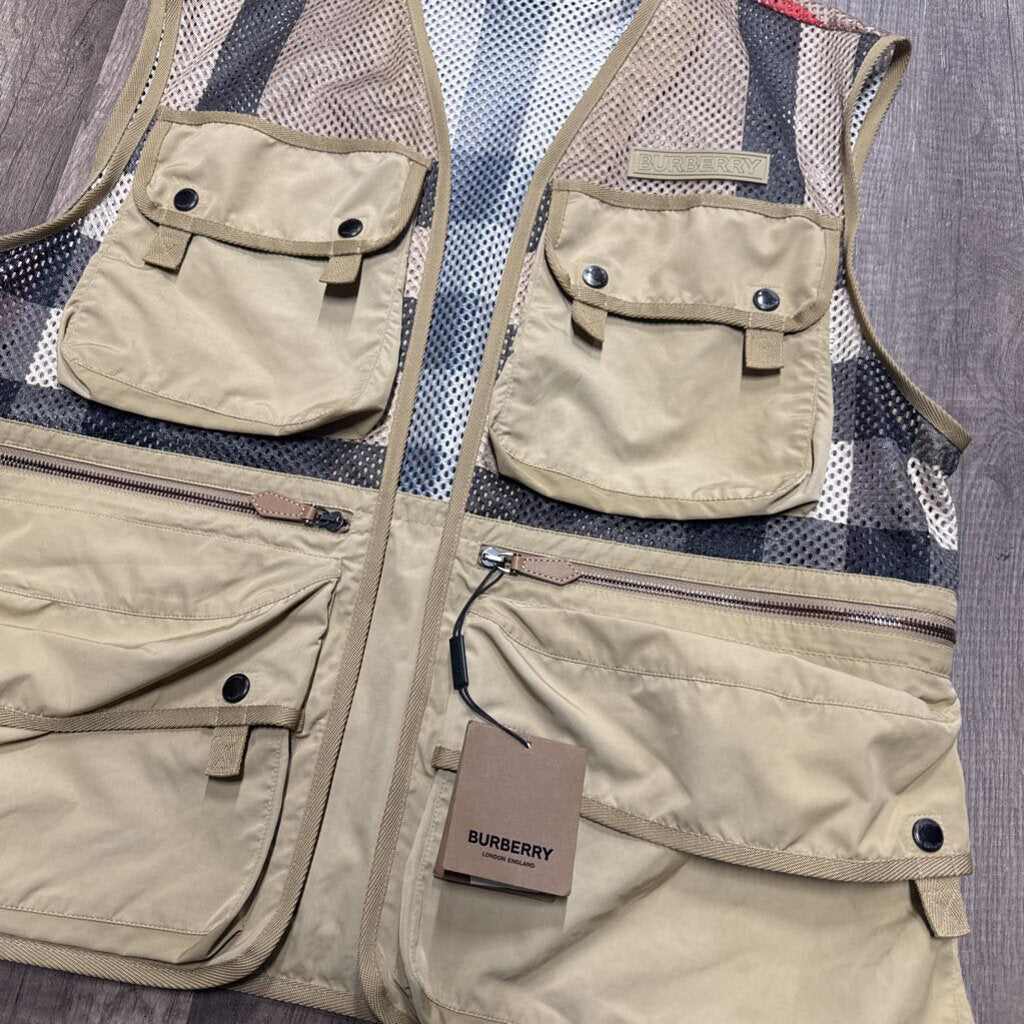 Burberry Fisher Vest Tan (NEW)