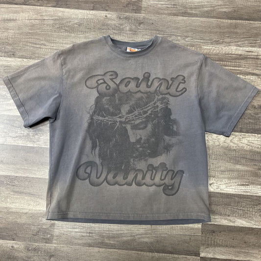 Saint Vanity Jesus Shirt Brown