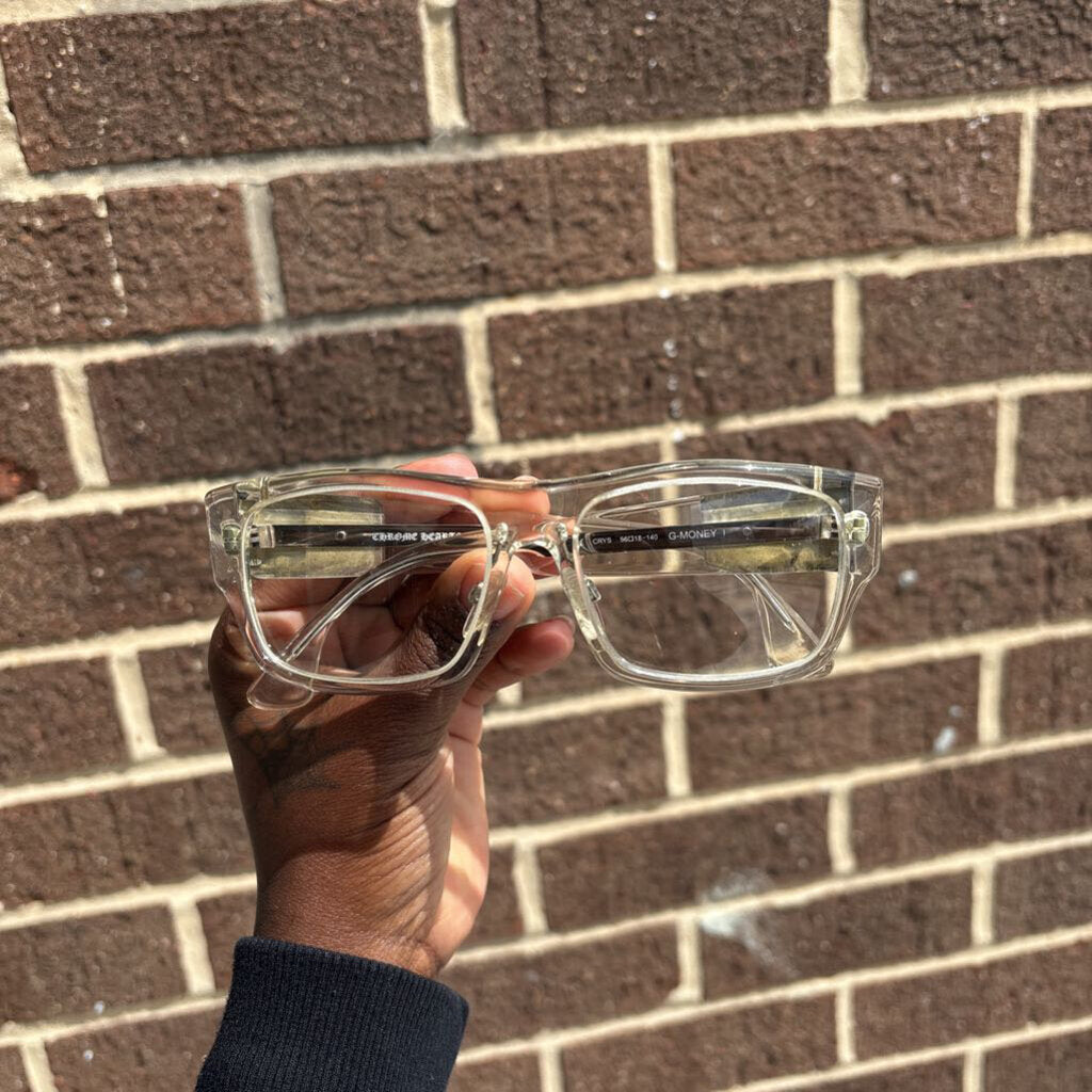 Chrome Hearts Vintage Gmoney Glasses Clear