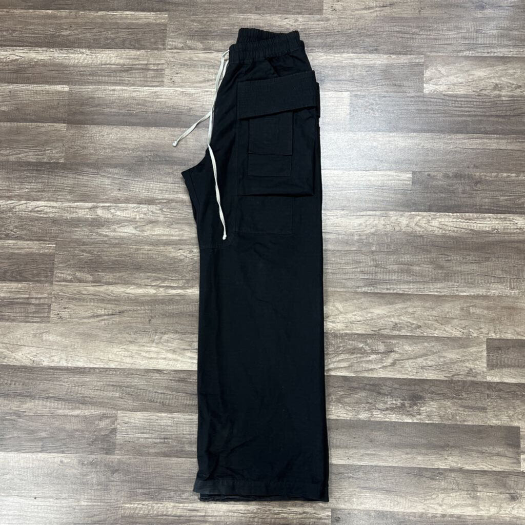 Rick Owens Black Cargo Pants