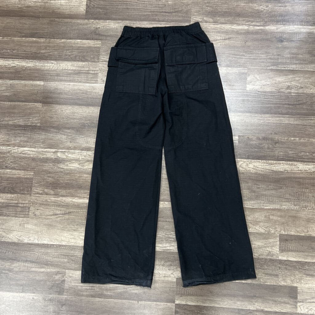Rick Owens Black Cargo Pants