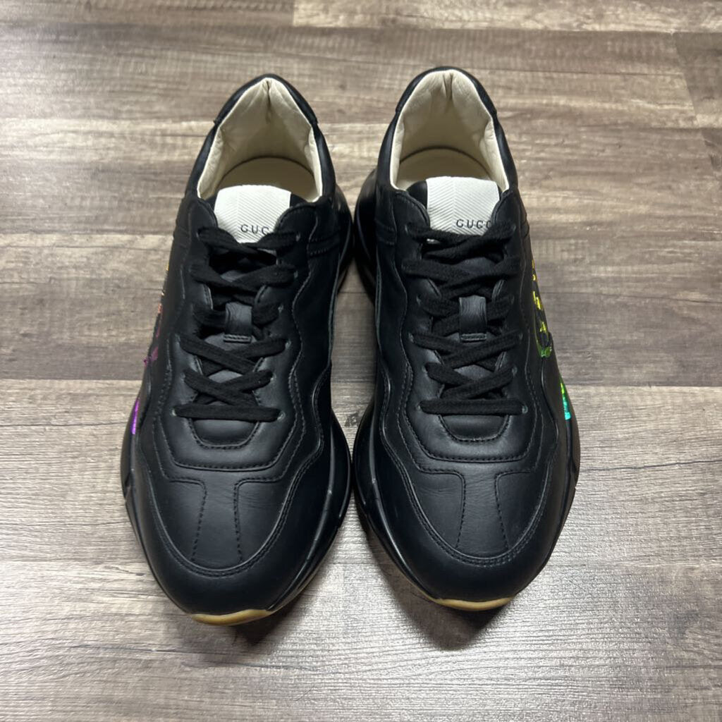 Gucci Rhyton Rainbow Logo Black