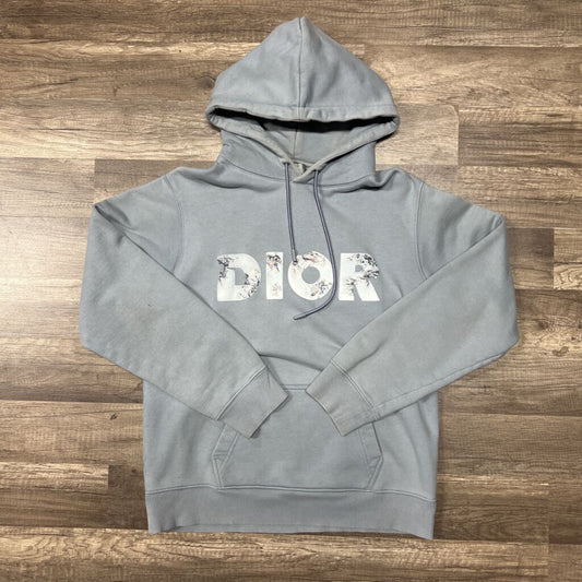 dior daniel arsham hoodie blue