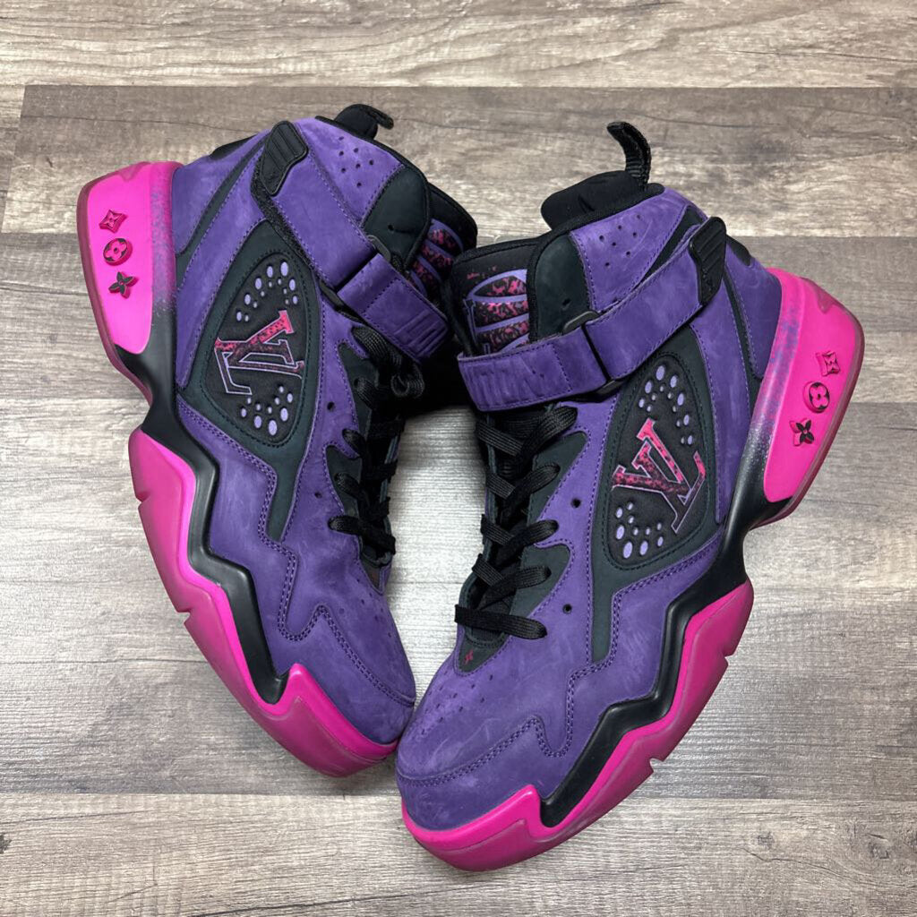Louis Vuitton Purple Suede Trainer