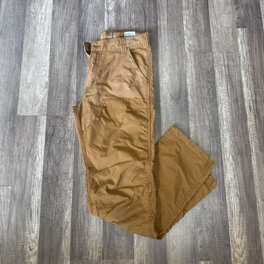 Carhartt Double Knee Tan Distress