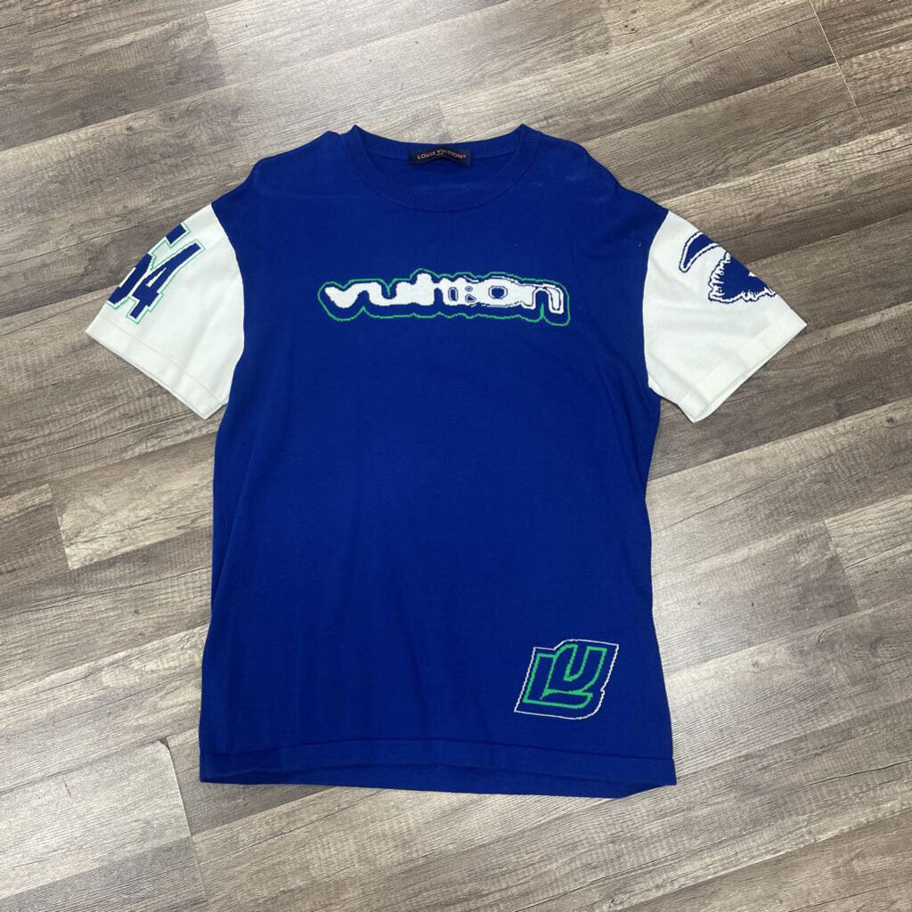 Louis Vuitton Grafitti Shirt Blue