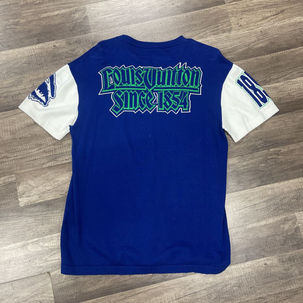 Louis Vuitton Grafitti Shirt Blue