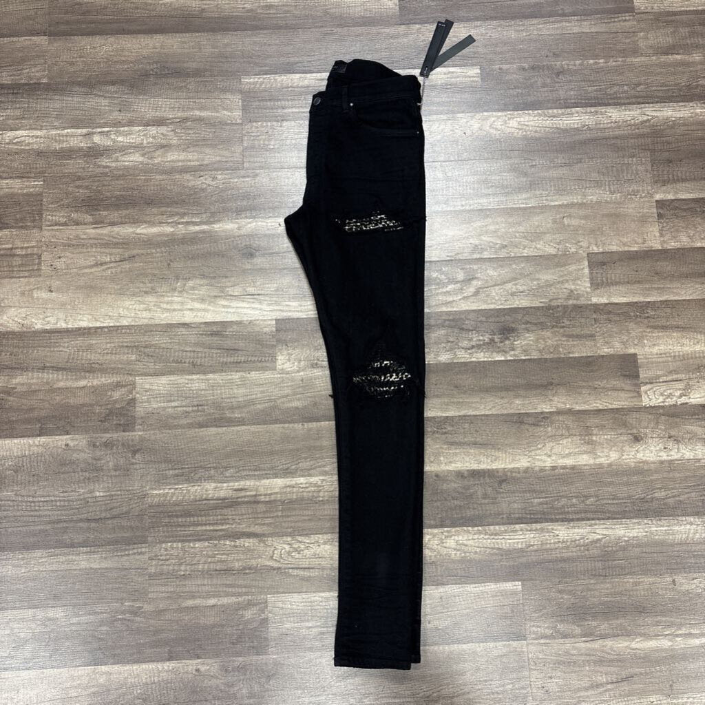 Amiri Jean Mx1 Blue Paisley