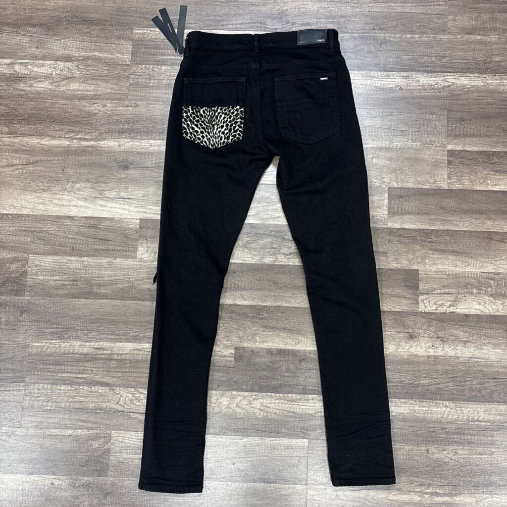 Amiri Jean Mx1 Blue Paisley