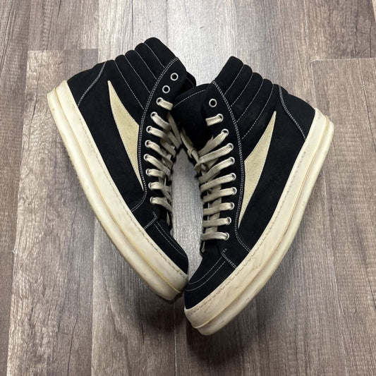 Rick Owens Vans Hi Black (no Box)