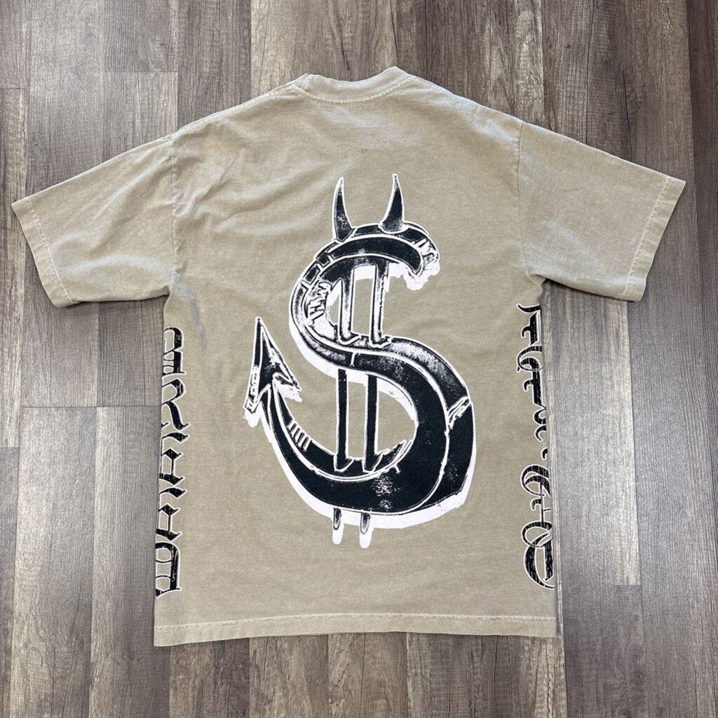 Saints Tan Pink Logo Shirt