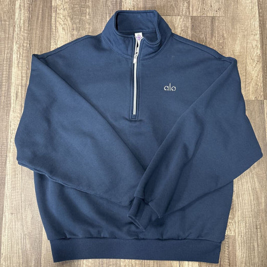 Alo Navy Quarter Zip