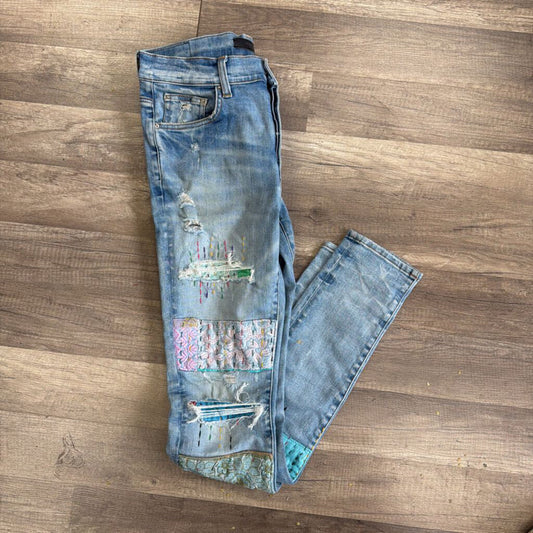Amiri Jean Quilted Patch