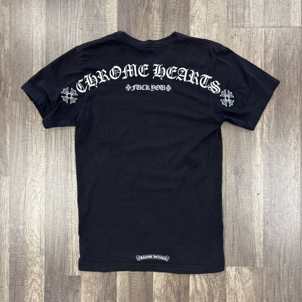 Chrome Hearts Fuck You Logo Black T-shirt