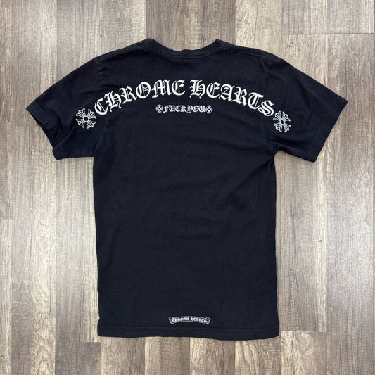 Chrome Hearts Fuck You Logo Black T-shirt