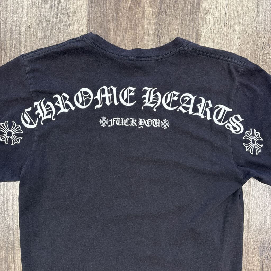 Chrome Hearts Fuck You Logo Black T-shirt