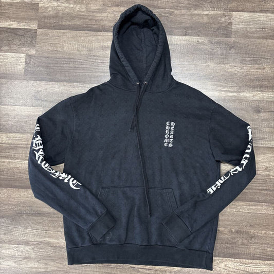 Chrome Hearts Plus All Over Hoodie Vertical Logo