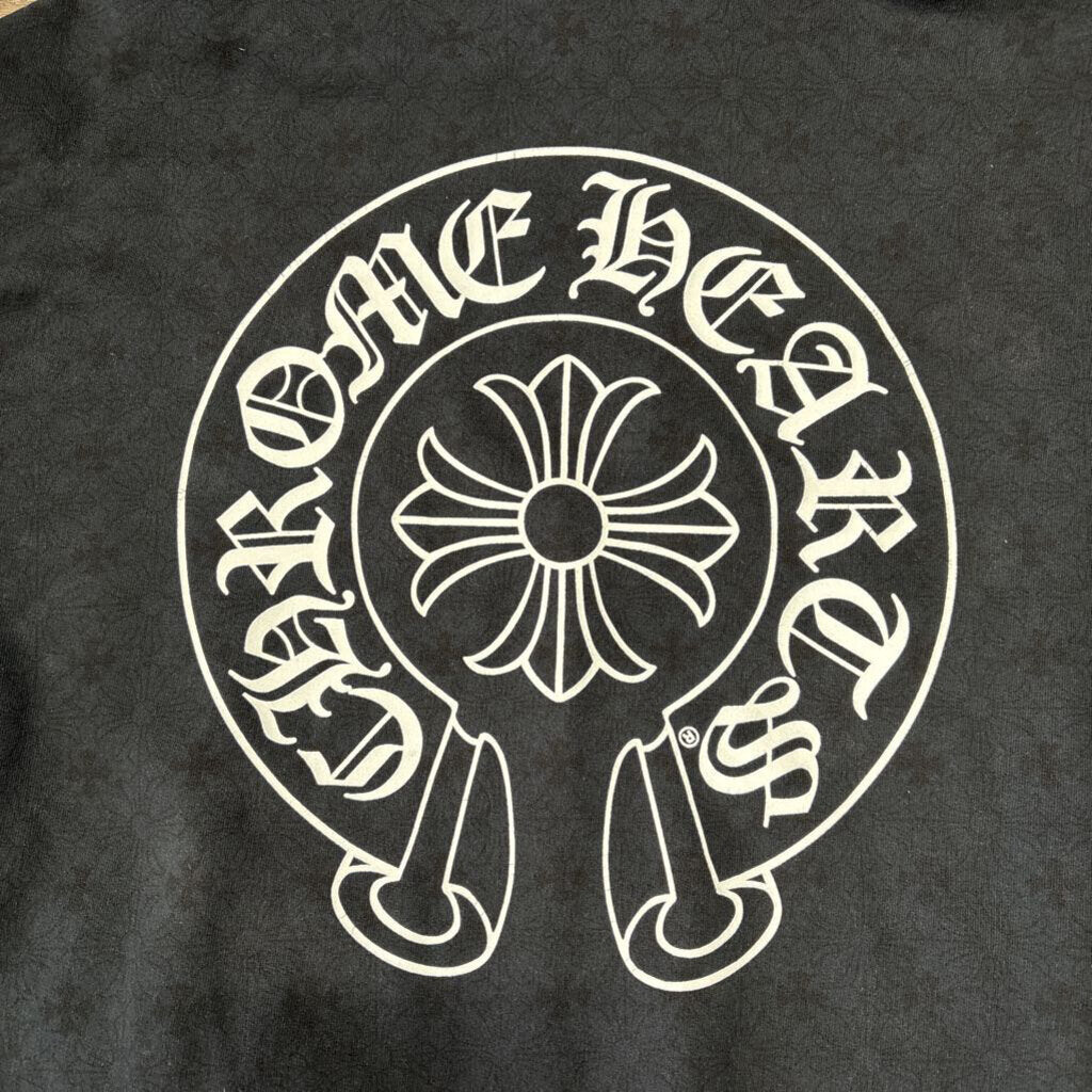 Chrome Hearts Plus All Over Hoodie Vertical Logo