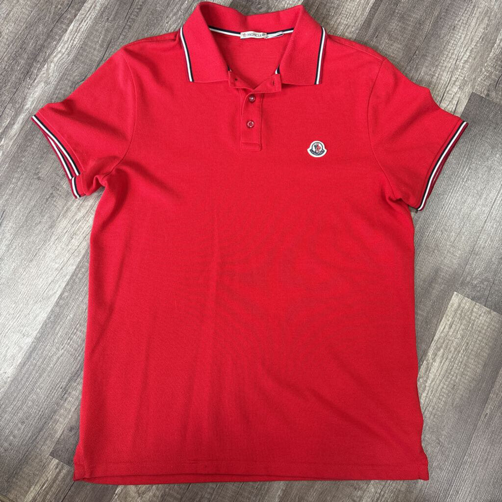 Moncler Polo Shirt Red