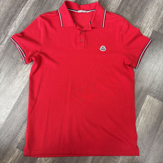 Moncler Polo Shirt Red