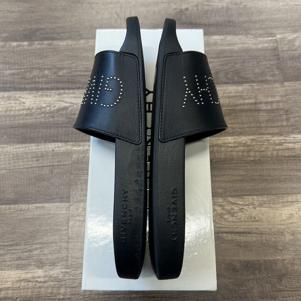 Givenchy slide black logo